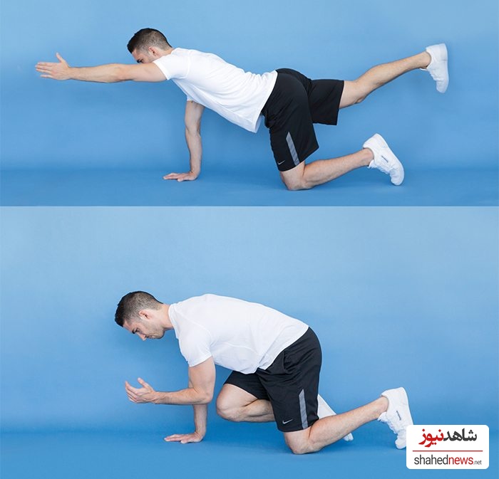 Table Top Knee Crunch
