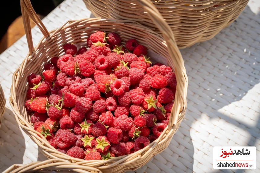 Raspberries carry much smaller doses of pesticides than other berries but should still be washed.