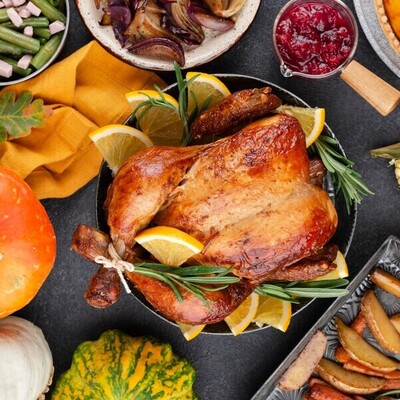 2 Recipes for Thanksgiving Stuffed Turkey in the Oven and Pot with Step-by-Step Images