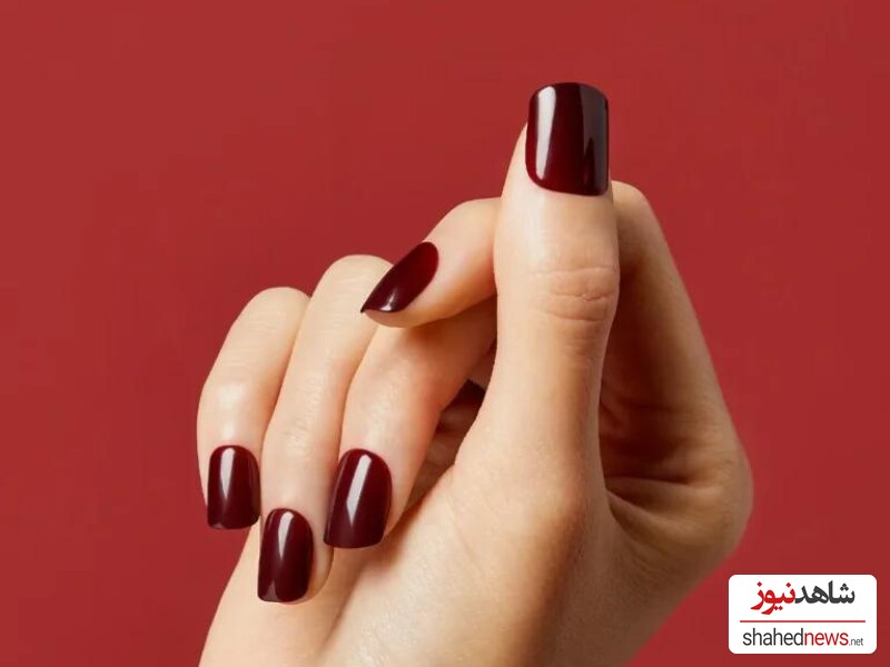 Burgundy Nail Polish