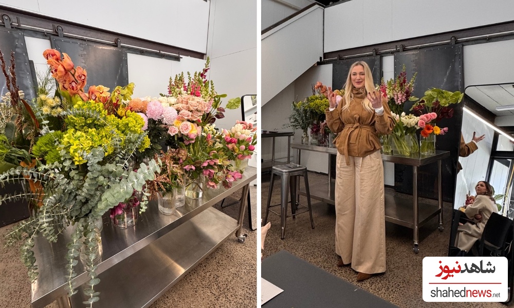 Alina taking our Fleur&Co workshop.