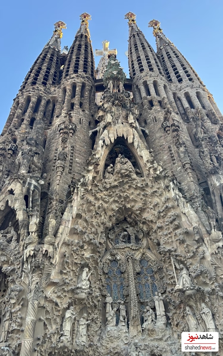 Façade of the Sagrada Familia. María Muñoz Morillo