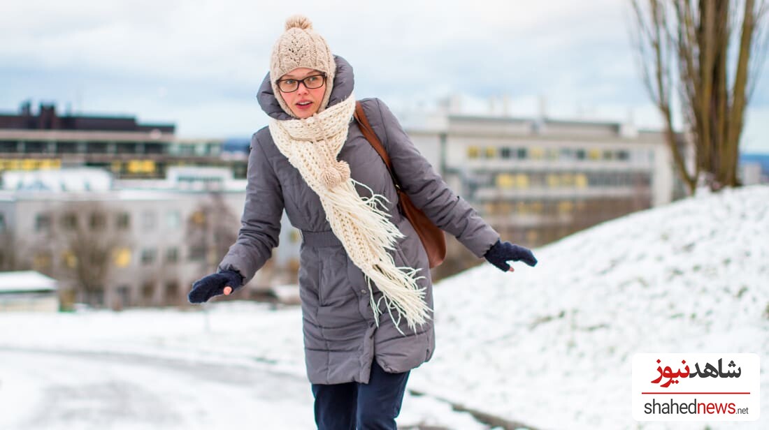 walking on ice